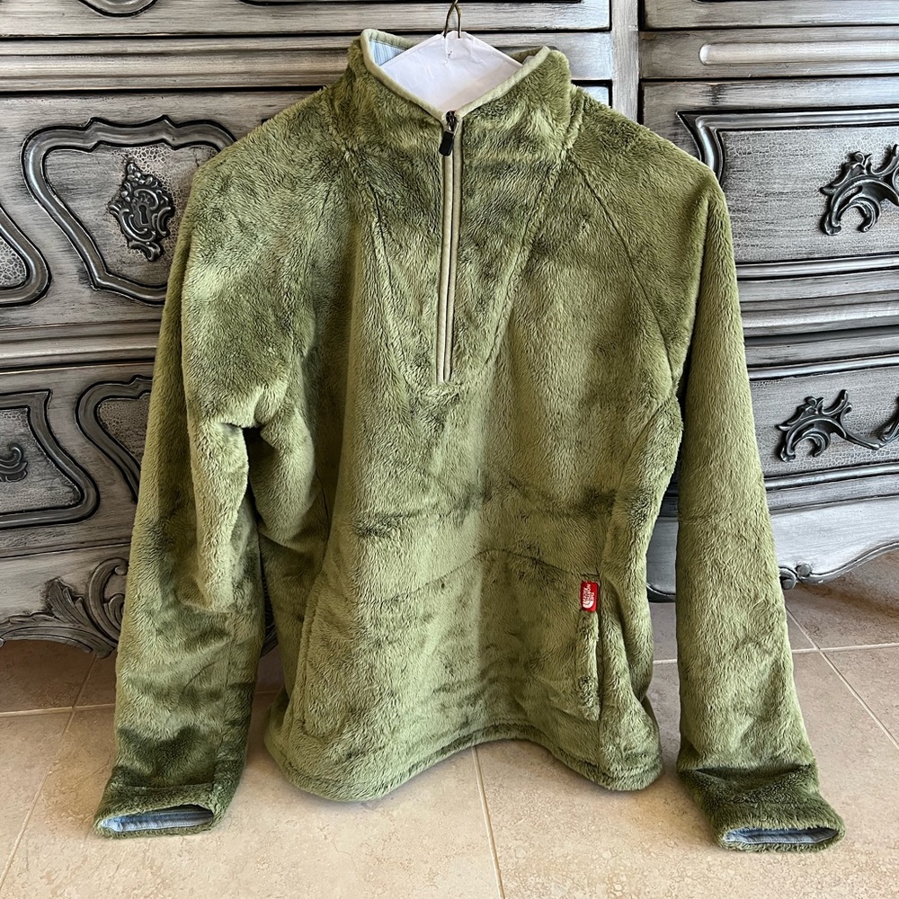 New North Face Green Fleece Pullover